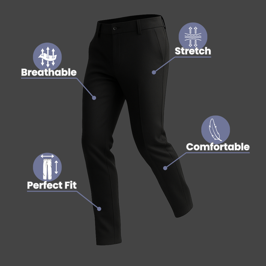 Stretch trousers